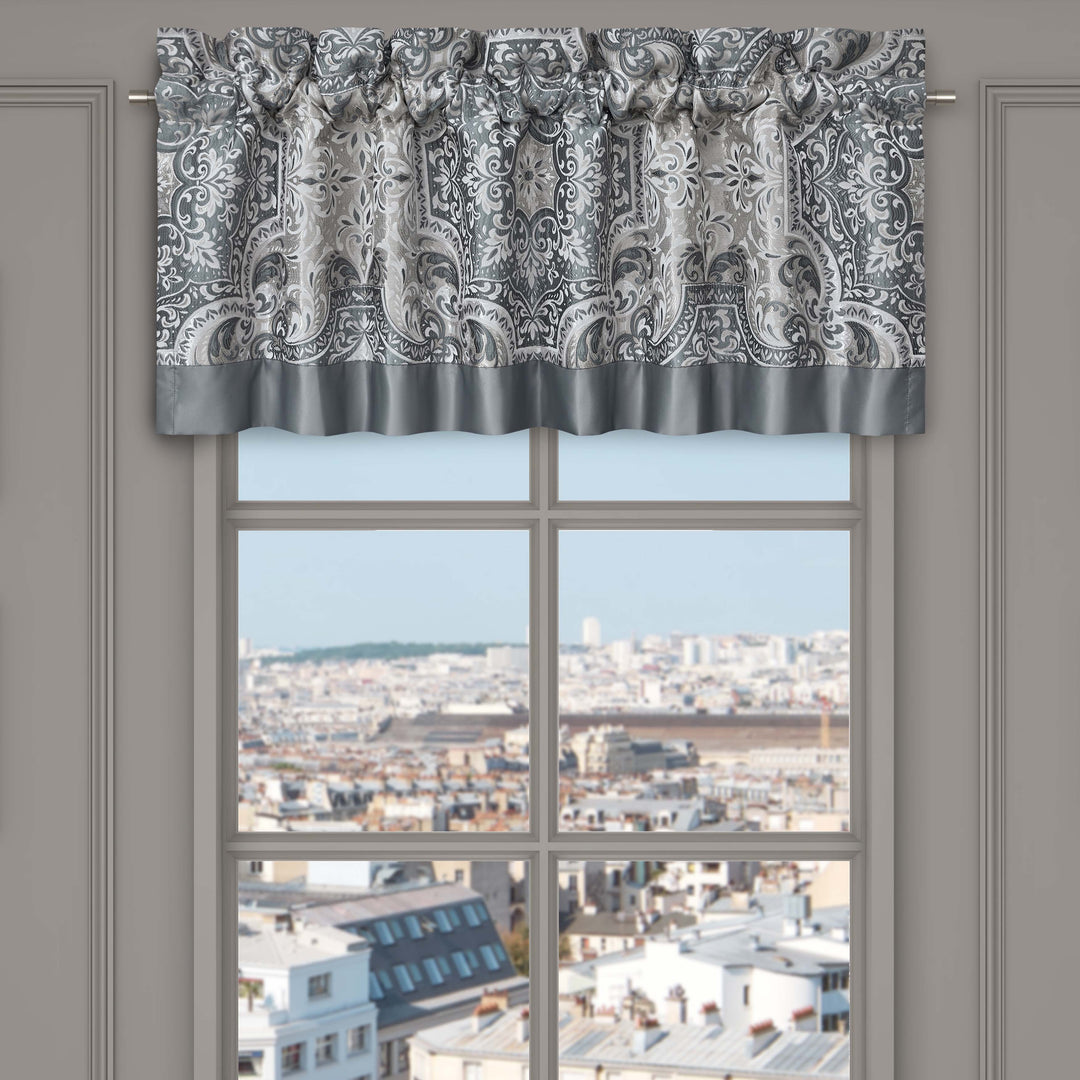 Lisbon Slate Straight Window Valance Window Valances By J. Queen New York
