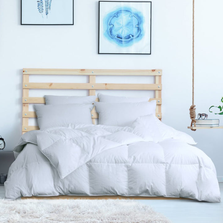 Mackenza 560+ Hypoallergenic White Down Comforter Duvet Insert By Downright