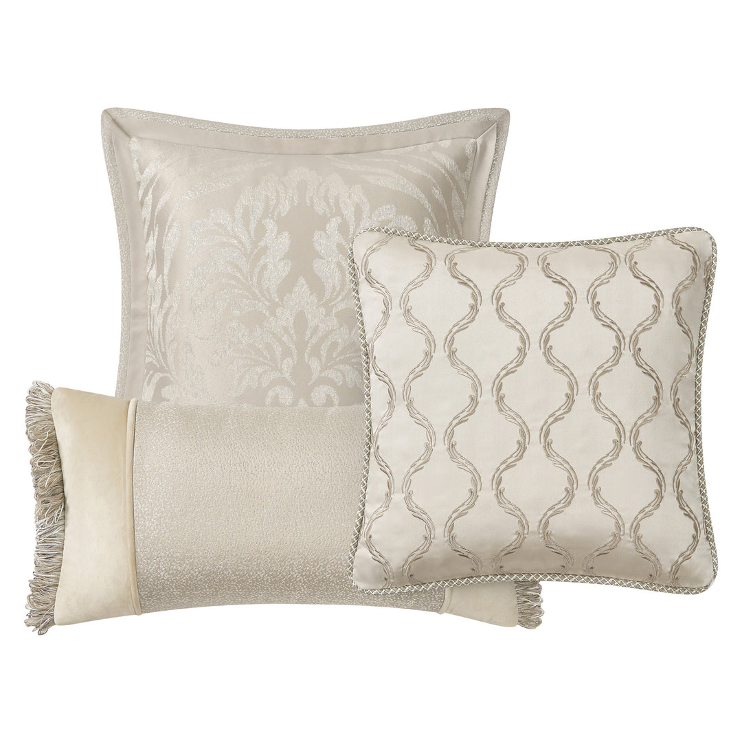 Magurie Decorative Throw Pillow Set of 3 Throw Pillows By Waterford