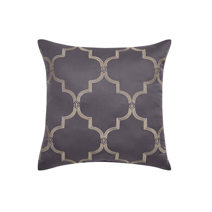 Manchester Lavender Square Decorative Throw Pillow 18" x 18" Throw Pillows By J. Queen New York