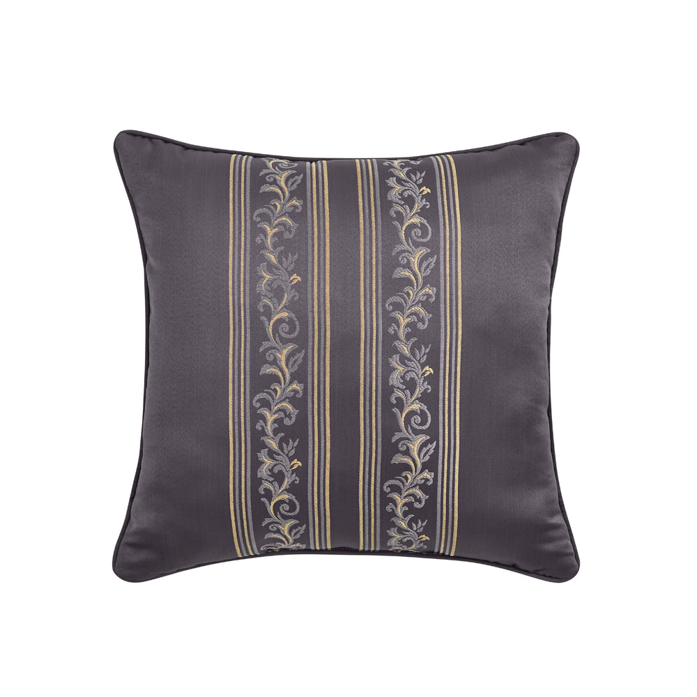 Manchester Lavender Square Decorative Throw Pillow 20" x 20" Throw Pillows By J. Queen New York