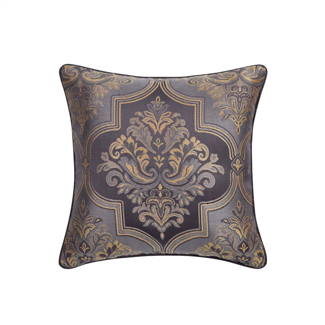 Manchester Lavender Square Decorative Throw Pillow 20" x 20" Throw Pillows By J. Queen New York