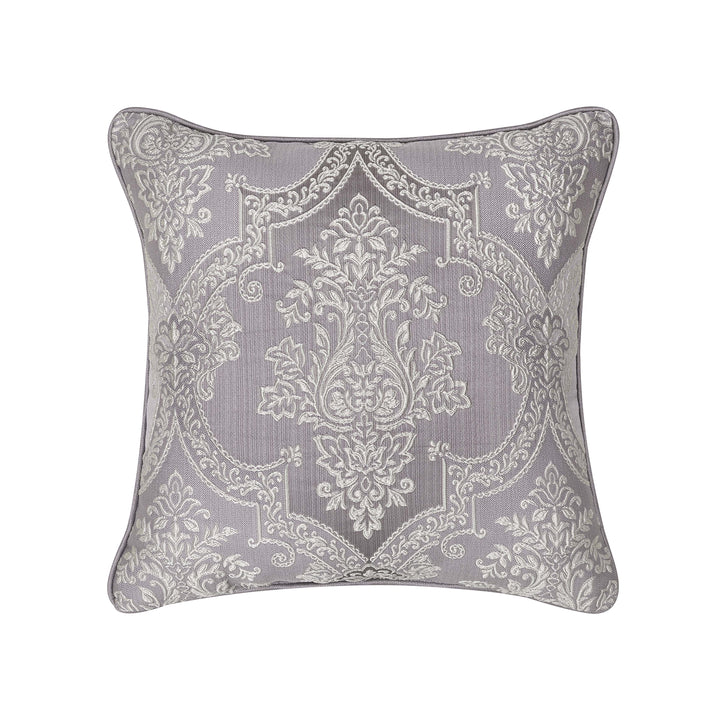 Mary Lavender Square Decorative Throw Pillow 20" x 20" Throw Pillows By J. Queen New York