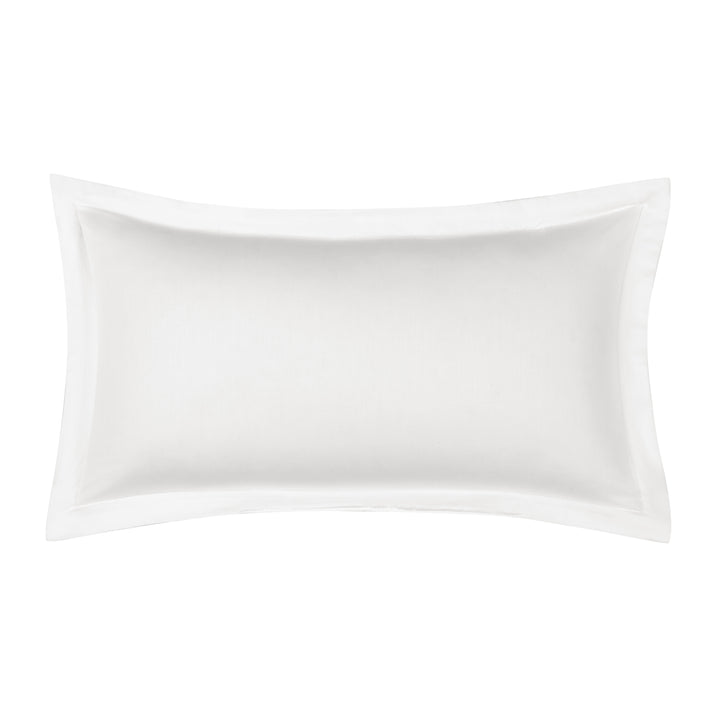 Meadow White Boudoir Decorative Throw Pillow 24" x 12" Throw Pillows By J. Queen New York