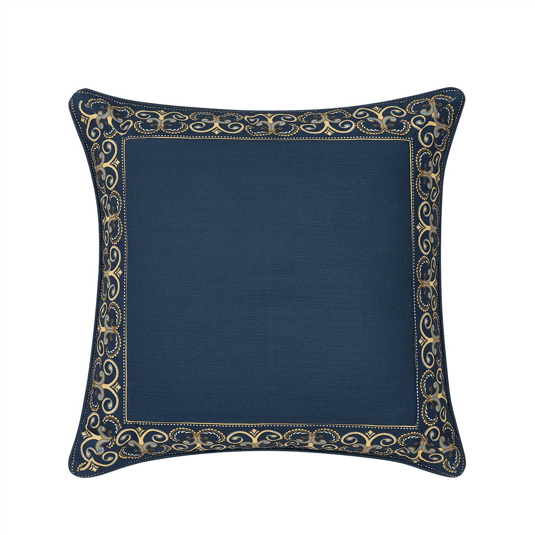 Messina Navy Euro Sham Euro Shams By J. Queen New York