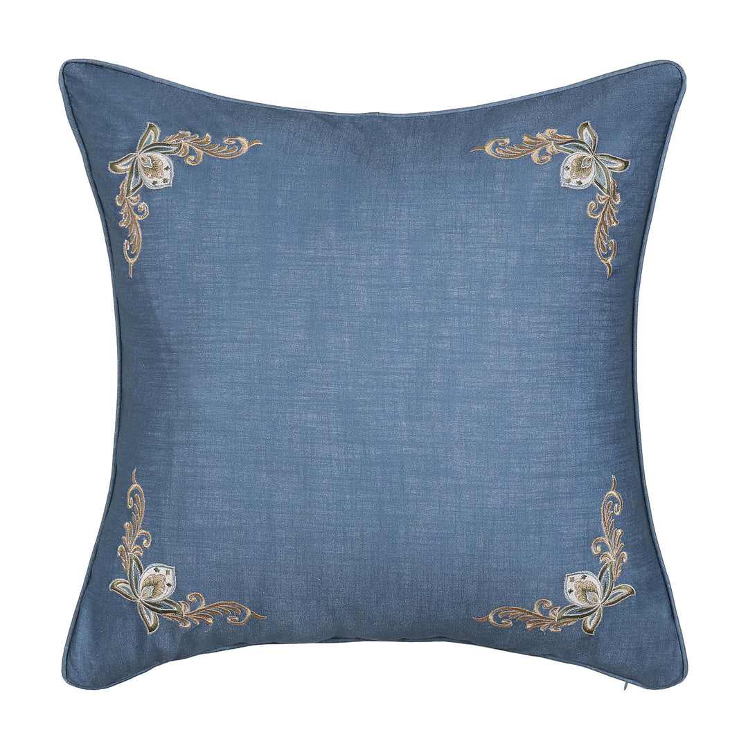 Michaela Prussian Navy Euro Sham Euro Sham By J. Queen New York