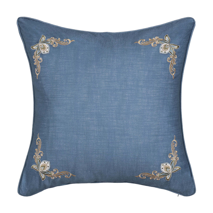 Michaela Prussian Navy Euro Sham Euro Sham By J. Queen New York