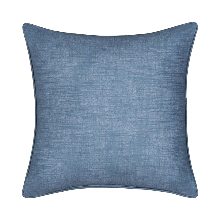 Michaela Prussian Navy Square Decorative Throw Pillow 20" x 20" Throw Pillows By J. Queen New York