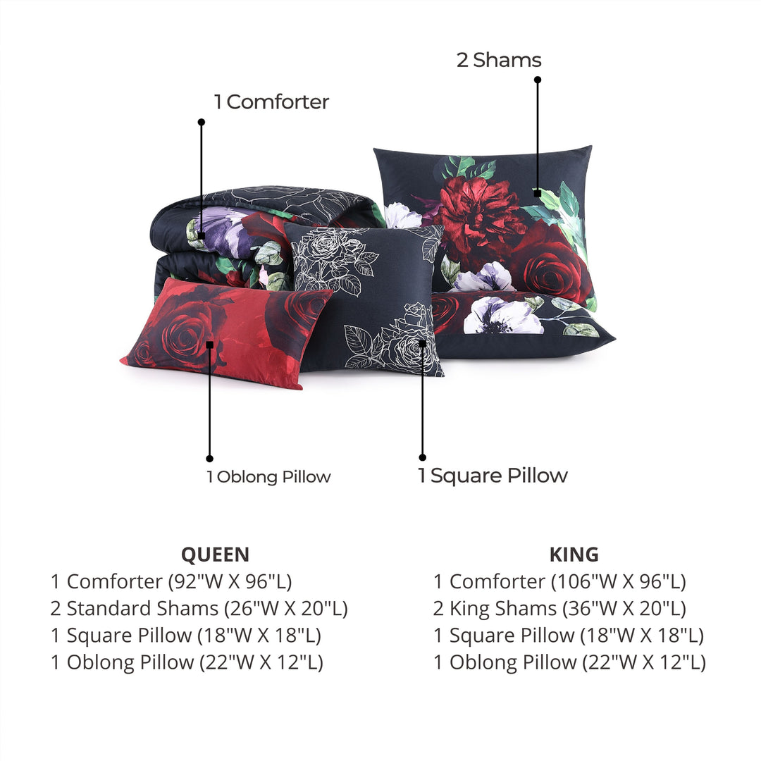 Bebejan Moody Painting 5 Piece Reversible Comforter Set Comforter Sets By Bebejan®