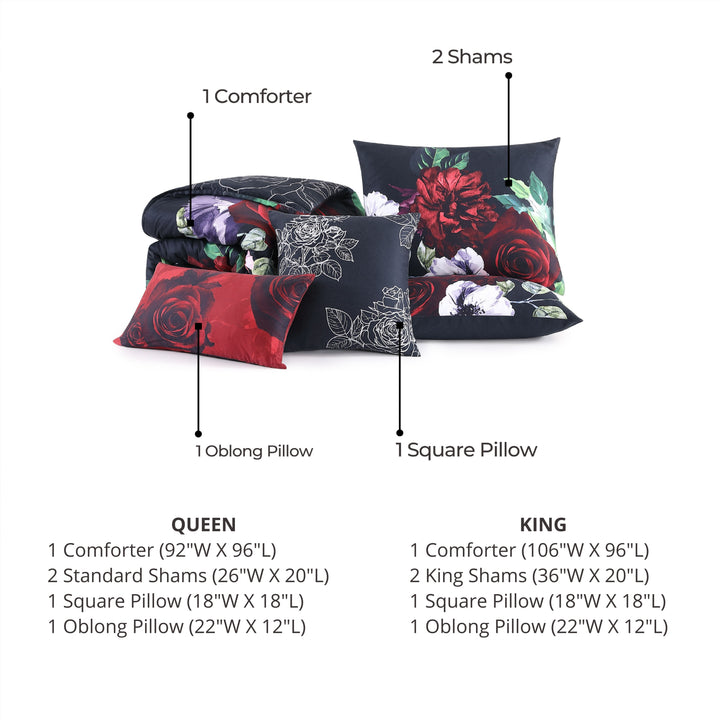 Bebejan Moody Painting 5 Piece Reversible Comforter Set Comforter Sets By Bebejan®