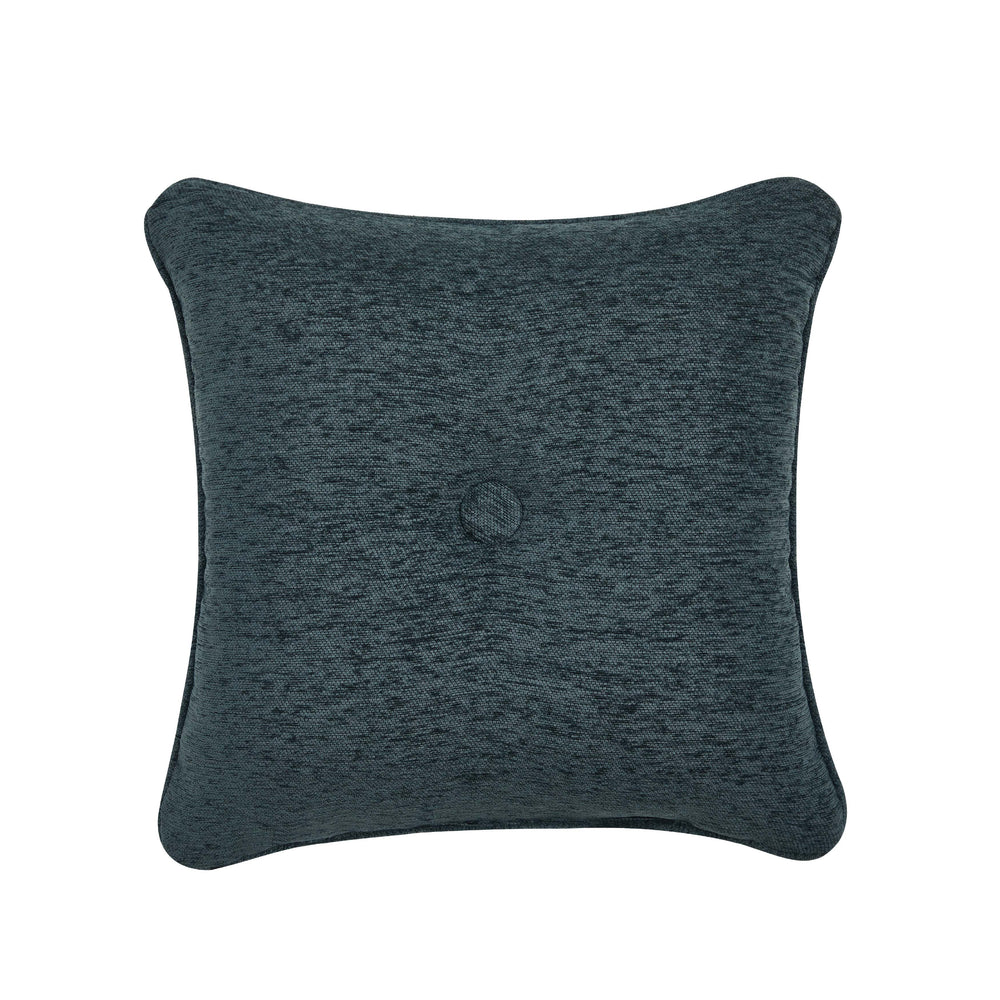 Nancy Teal Square Decorative Throw Pillow 18" x 18" Throw Pillows By J. Queen New York