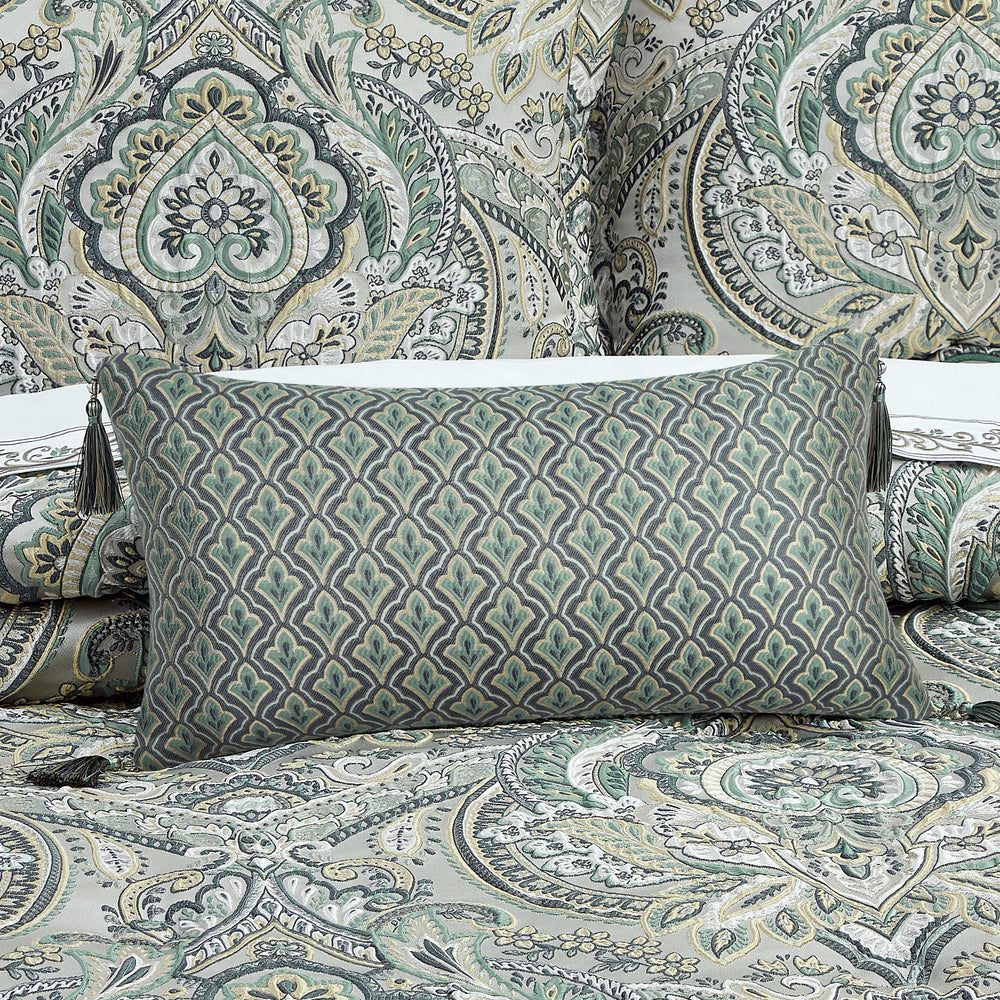 Nico Spa Boudoir Decorative Throw Pillow 21" x 11" Throw Pillows By J. Queen New York