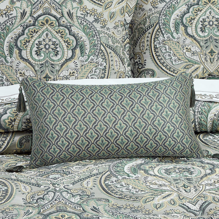 Nico Spa Boudoir Decorative Throw Pillow 21" x 11" Throw Pillows By J. Queen New York