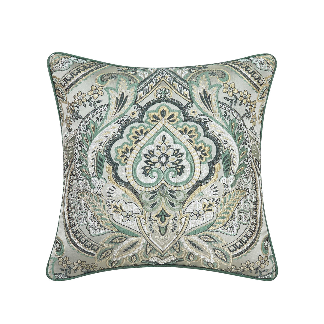 Nico Spa Square Decorative Throw Pillow 20" x 20" Throw Pillows By J. Queen New York