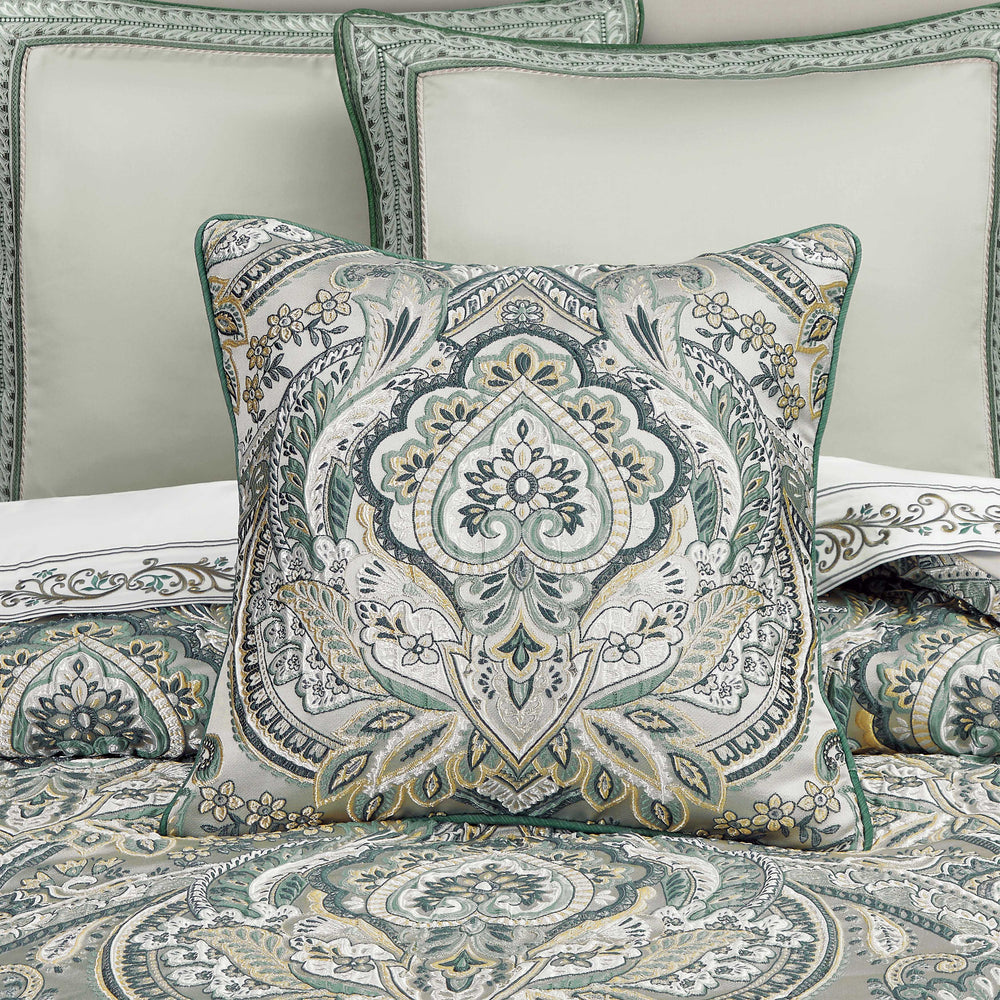 Nico Spa Square Decorative Throw Pillow 20" x 20" Throw Pillows By J. Queen New York