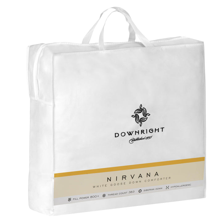 Nirvana 700+ Hypoallergenic Polish White Goose Down Comforter Duvet Insert By Downright