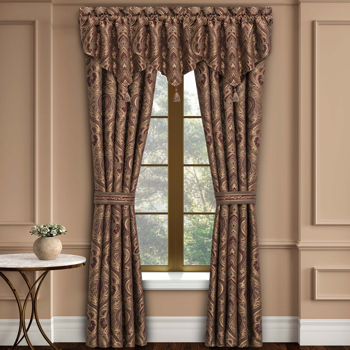 Odette Crimson Window Panel Pair Window Panels By J. Queen New York