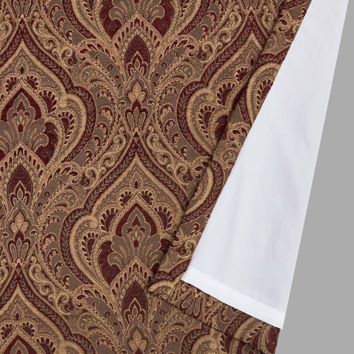 Odette Crimson Window Panel Pair Window Panels By J. Queen New York