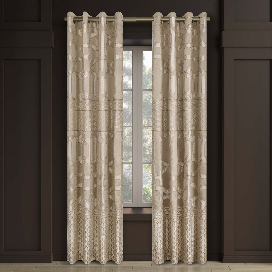 Olympus Sand Grommet Panel Pair Window Panels By J. Queen New York