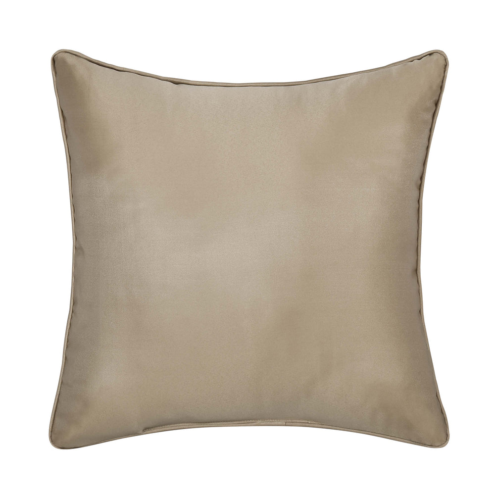 Olympus Sand Square Decorative Throw Pillow 18" x 18" Throw Pillows By J. Queen New York