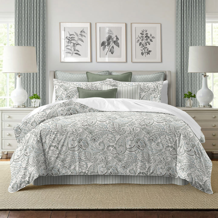 Paisley Seafoam 8 Piece Coverlet Set Coverlet By Colcha Linens