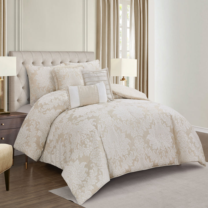 Paloma Ivory 3 Piece Comforter Set Comforter Sets By Waterford