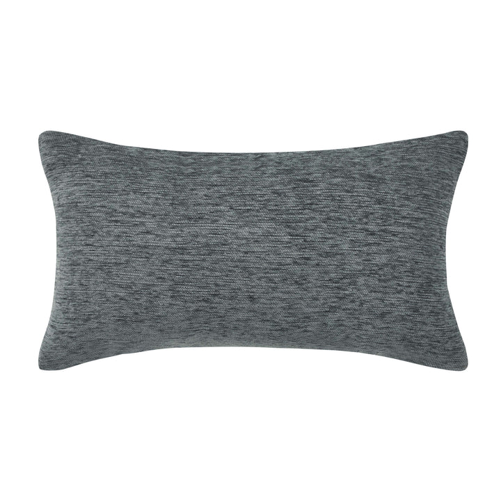 Parallel Slate Boudoir Decorative Throw Pillow 21" x 12" Throw Pillows By J. Queen New York