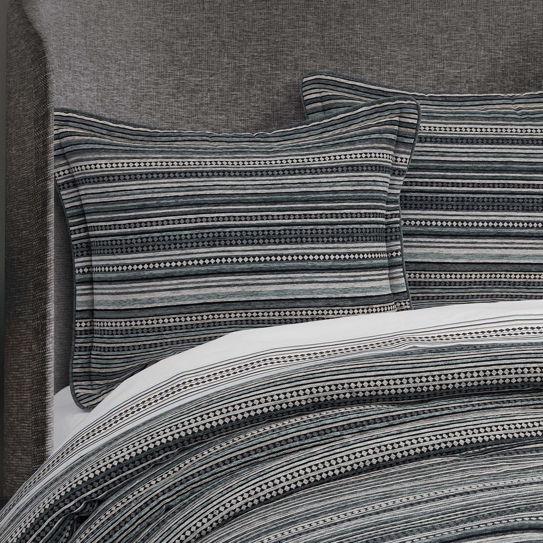 Parallel Slate 4 Piece Comforter Set Comforter Sets By J. Queen New York