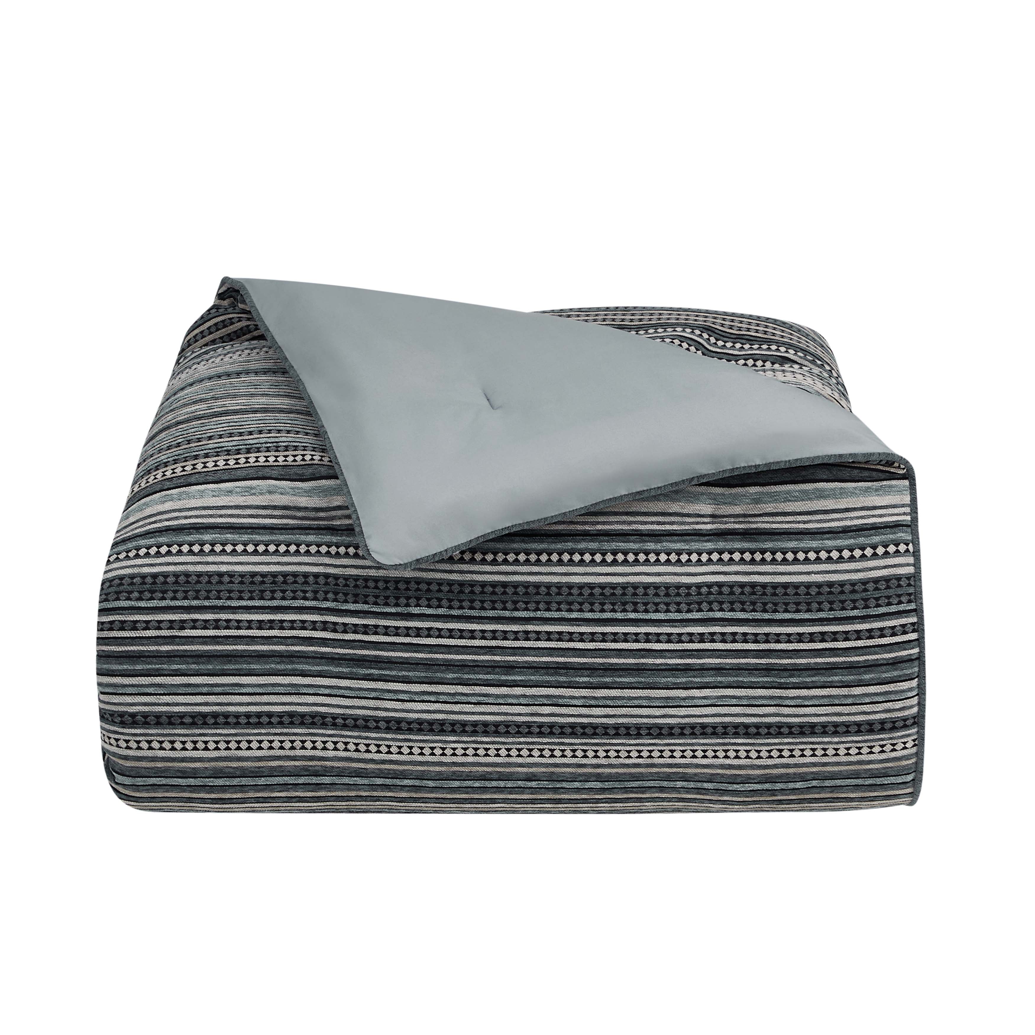 Parallel Slate 4 Piece Comforter Set