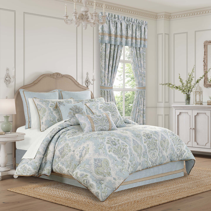 Pasadena Chambray 4 Piece Comforter Set Comforter Sets By J. Queen New York