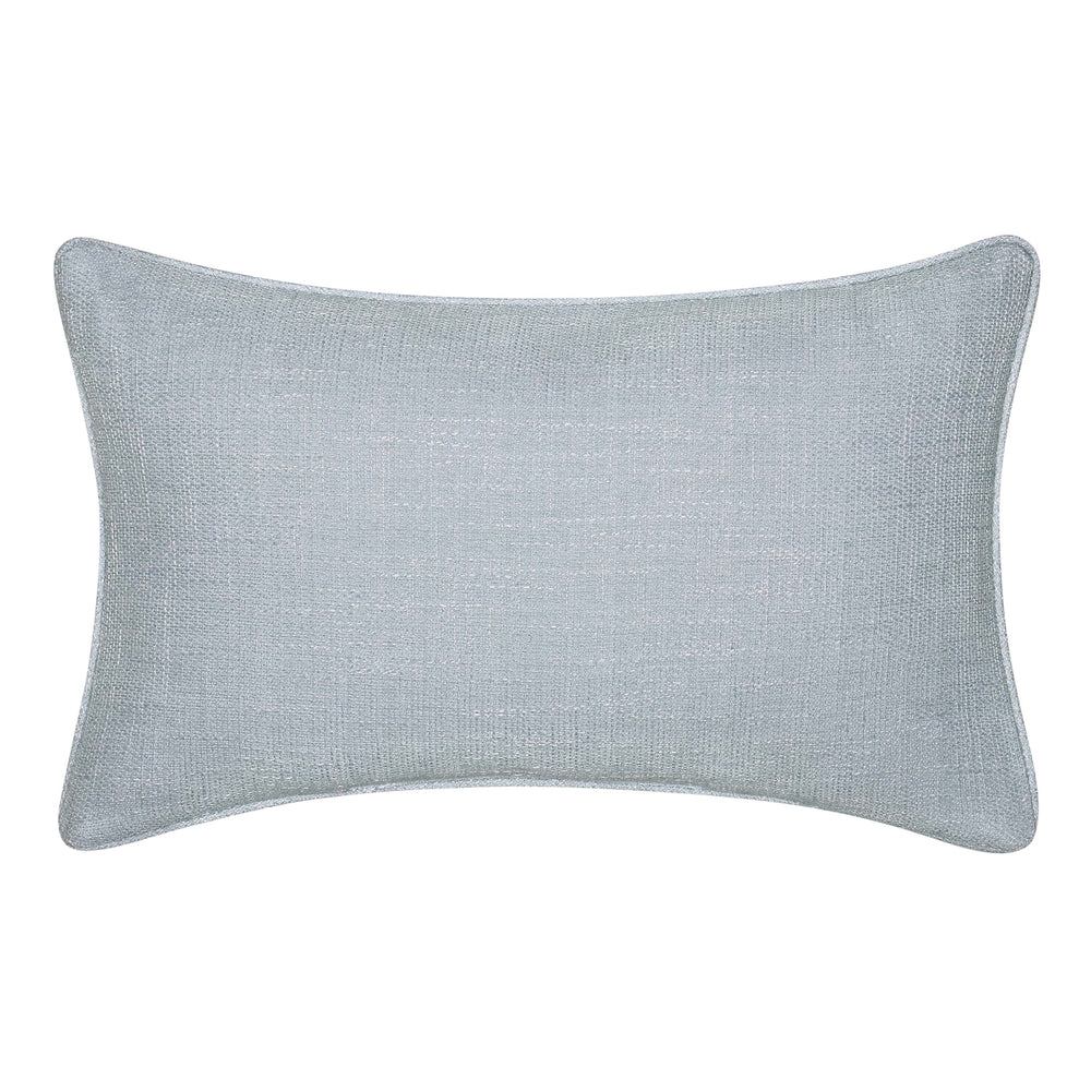 Pasadena Chambray Boudoir Decorative Throw Pillow 21" x 14" Throw Pillows By J. Queen New York