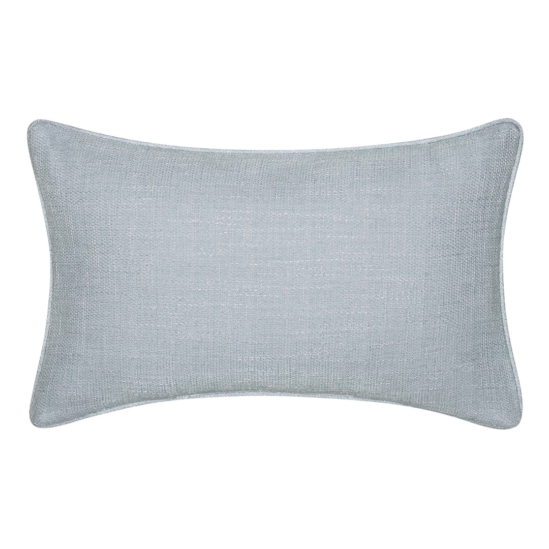 Pasadena Chambray Boudoir Decorative Throw Pillow 21" x 14" Throw Pillows By J. Queen New York