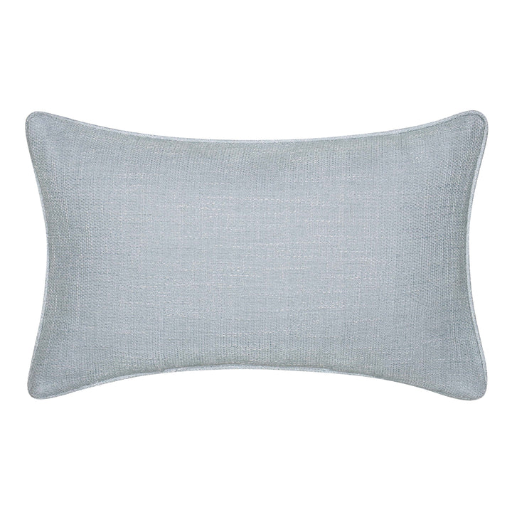 Pasadena Chambray Boudoir Decorative Throw Pillow 21" x 14" Throw Pillows By J. Queen New York