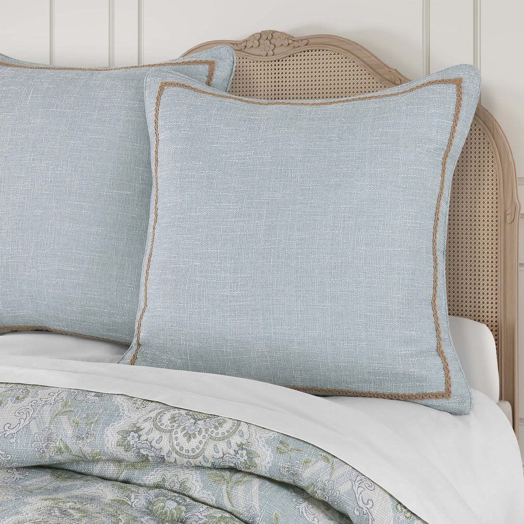 Pasadena Chambray Euro Sham Euro Sham By J. Queen New York