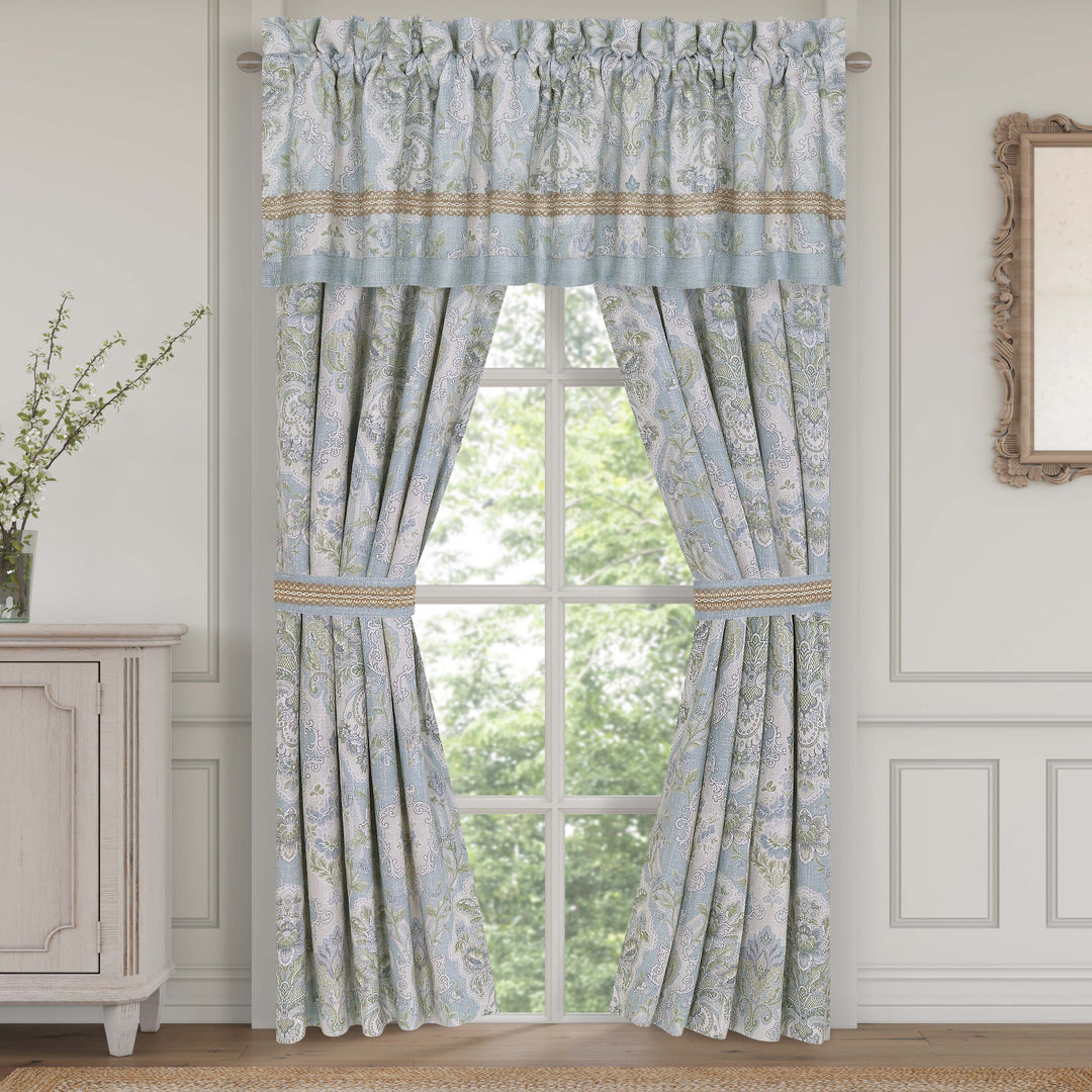 Pasadena Chambray Window Panel Pair Window Panels By J. Queen New York