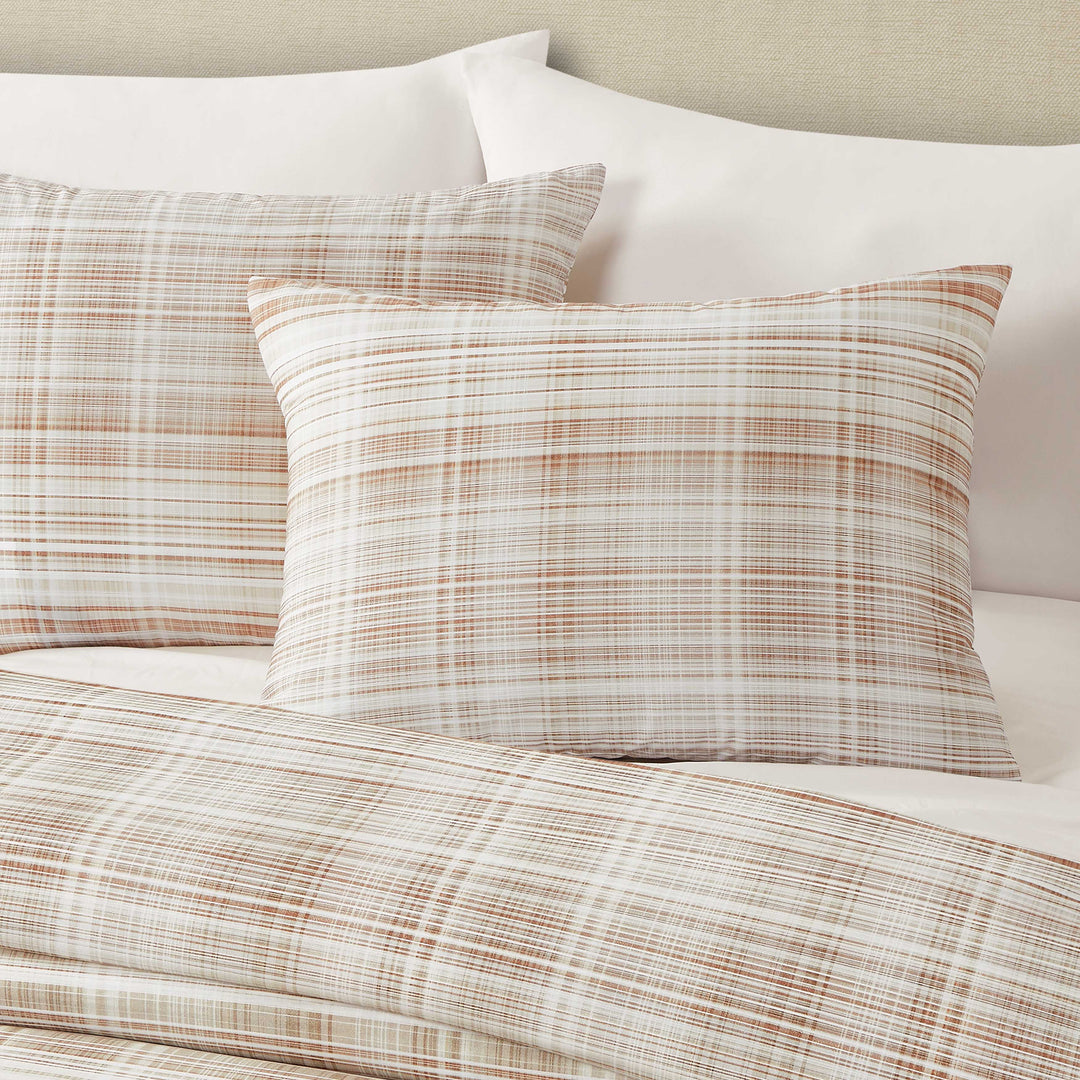 Pascal Cinnamon 3 Piece Duvet Cover Set Duvet Covers By J. Queen New York