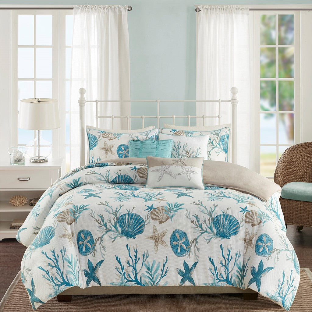 Pebble Beach 6 Piece Duvet Cover Set Duvet Covers By JLA HOME/Olliix (E & E Co., Ltd)