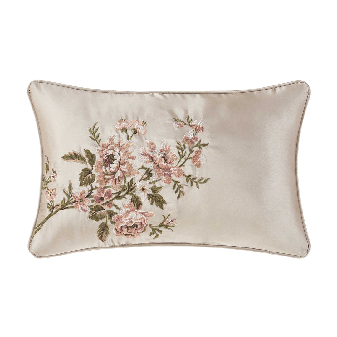 Pecora Ivory Boudoir Decorative Throw Pillow 21" x 13" Throw Pillows By J. Queen New York