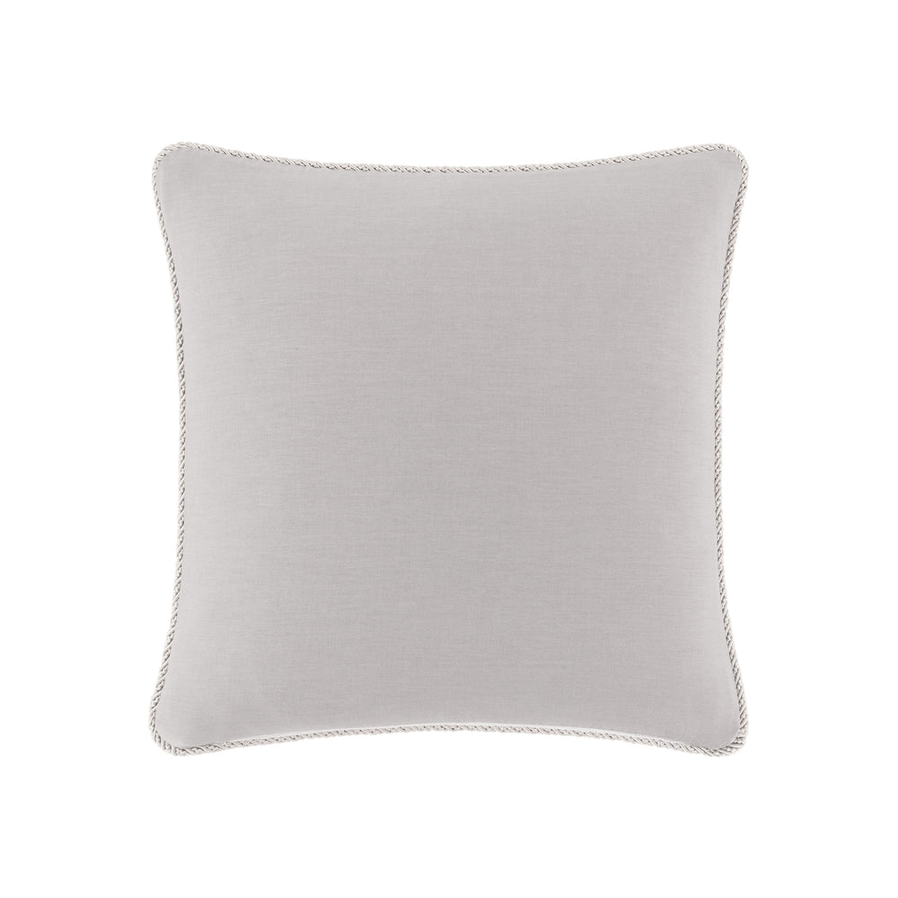 Penelope Grey Square Decorative Throw Pillow 18" x 18" Throw Pillows By P/Kaufmann