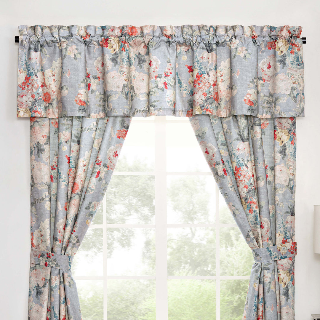 Penelope Grey Straight Window Valance Window Valances By P/Kaufmann