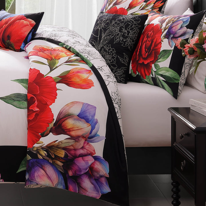 Petal Portrait 5 Piece Reversible Comforter Set Comforter Sets By Latest Bedding