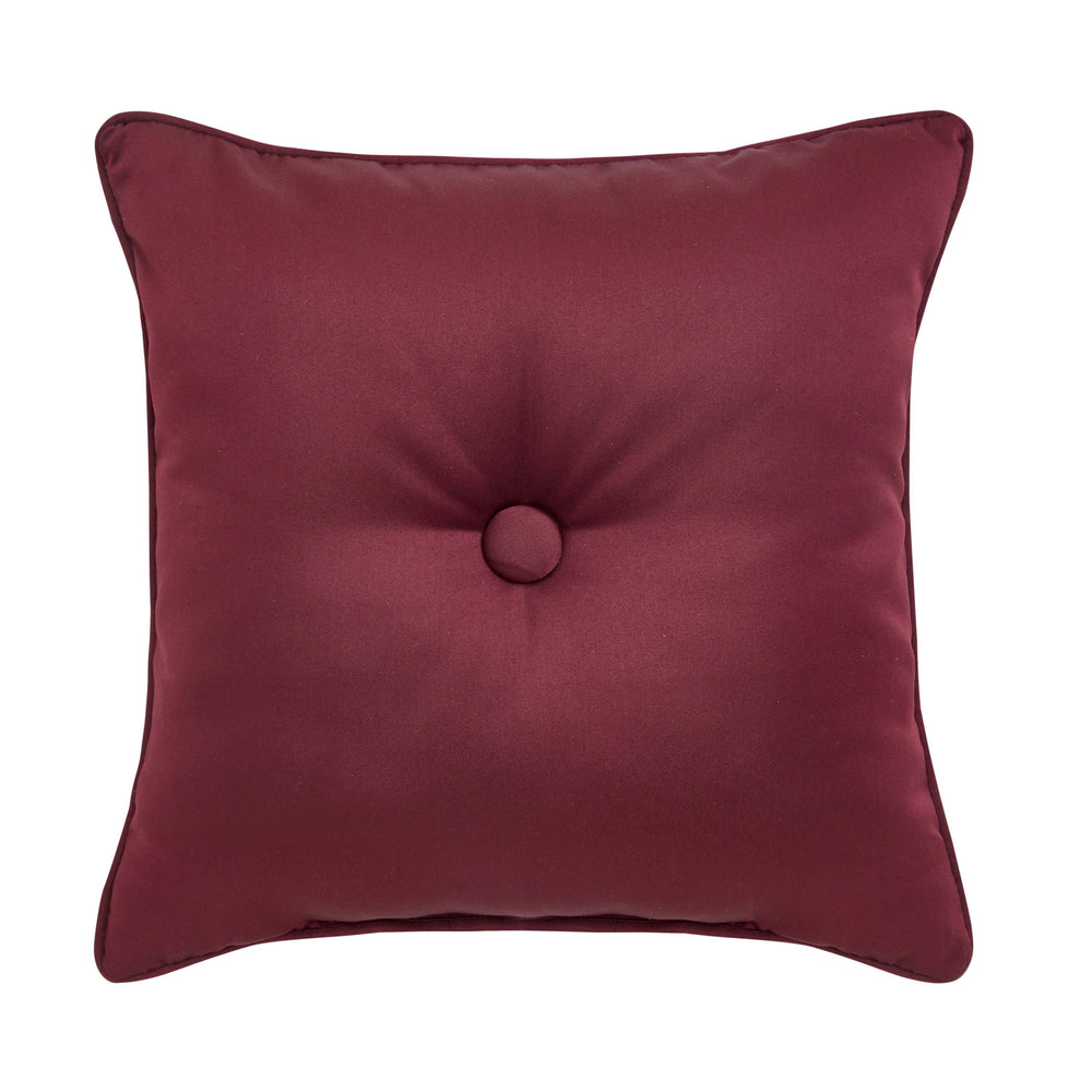 Phyllis Gold Square Decorative Throw Pillow 18" x 18" Throw Pillows By J. Queen New York