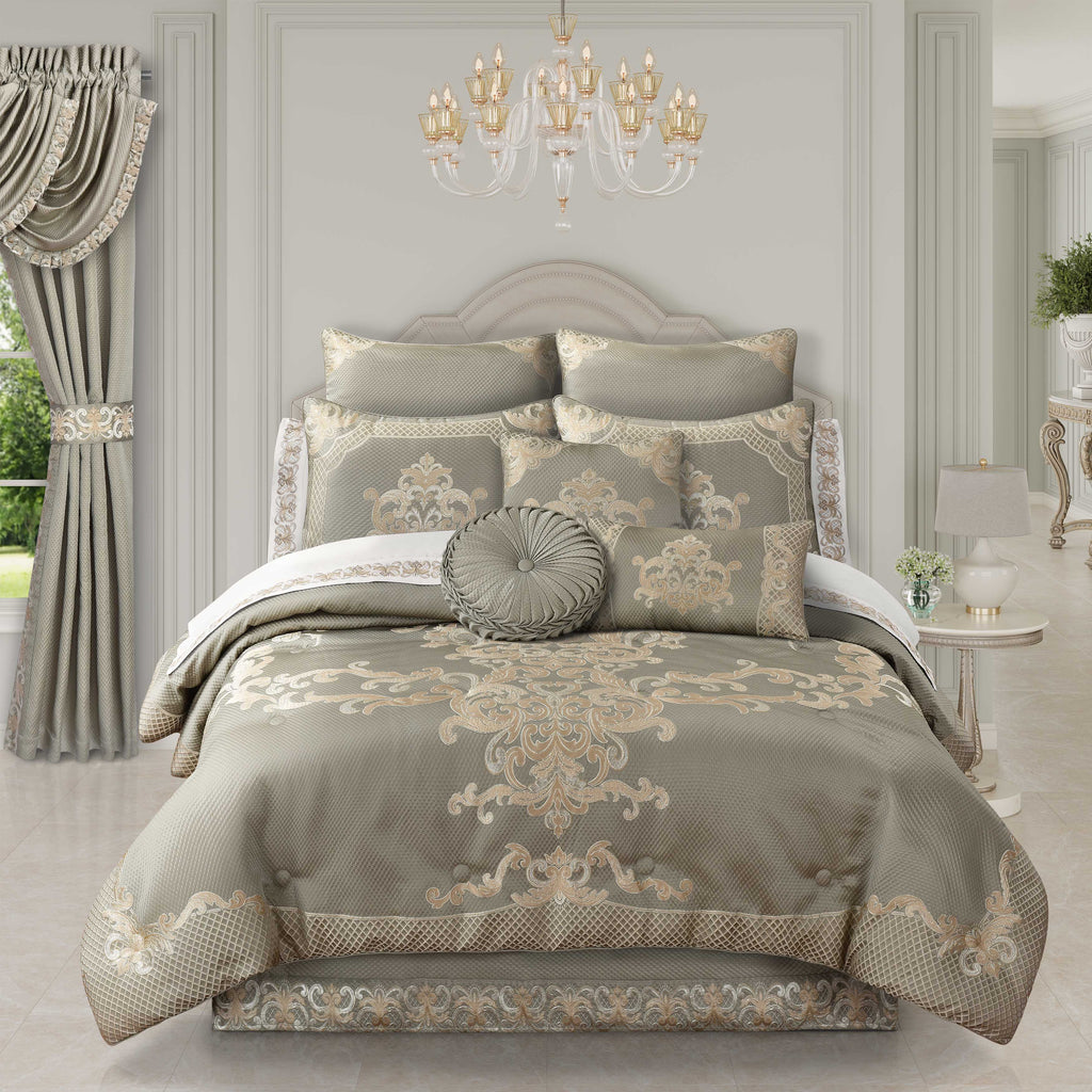 PiazzaSage4PieceComforterSet-