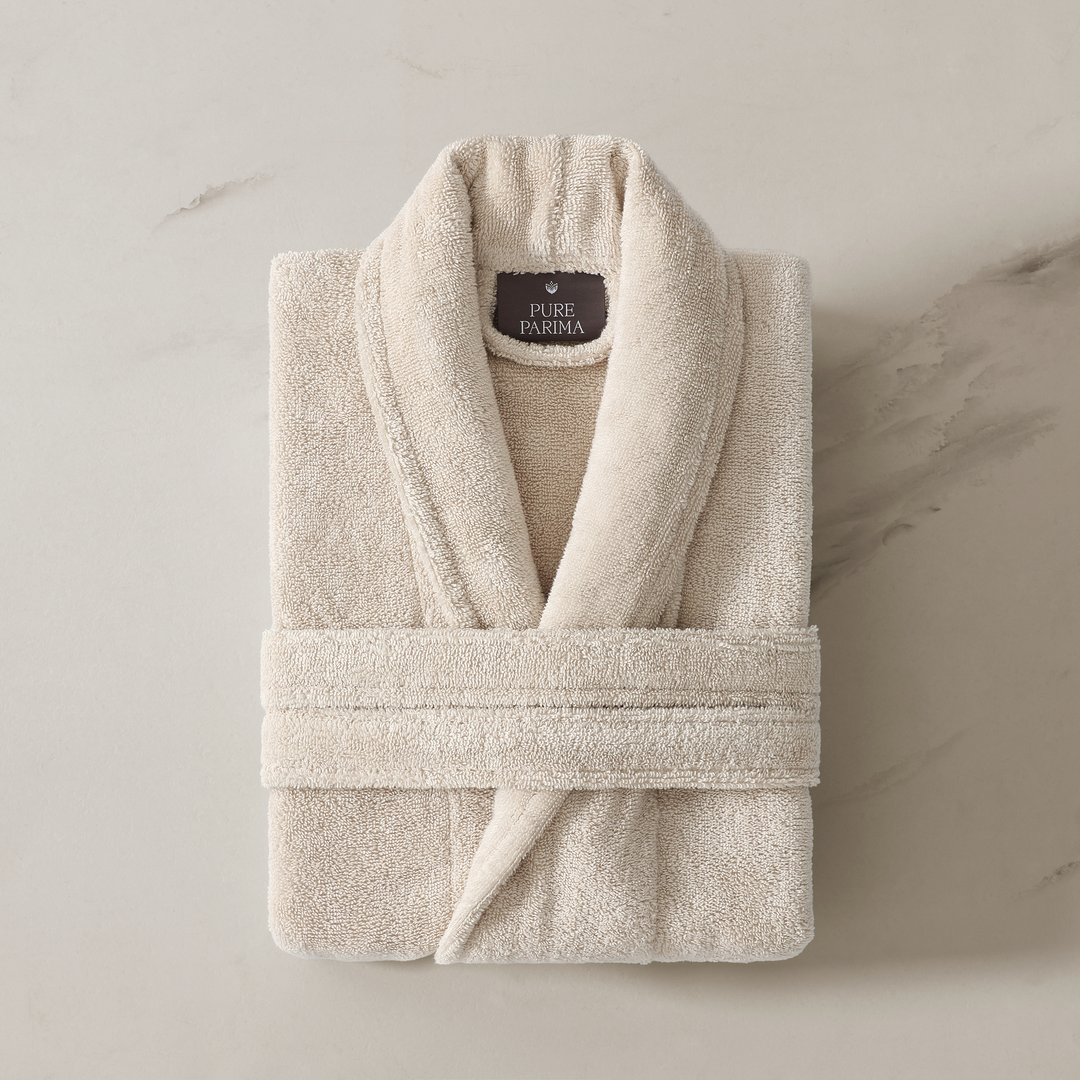 Egyptian Cotton Robe Bathrobe By Pure Parima