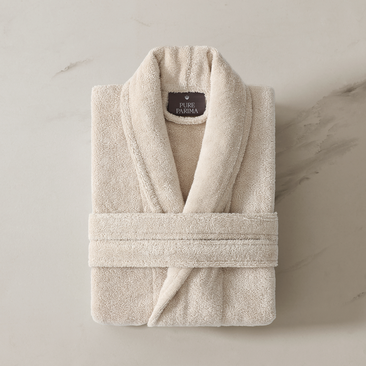Egyptian Cotton Robe Bathrobe By Pure Parima