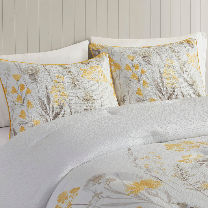 Prairie Yellow 5 Piece Comforter Set Comforter Sets By JLA HOME/Olliix (E & E Co., Ltd)