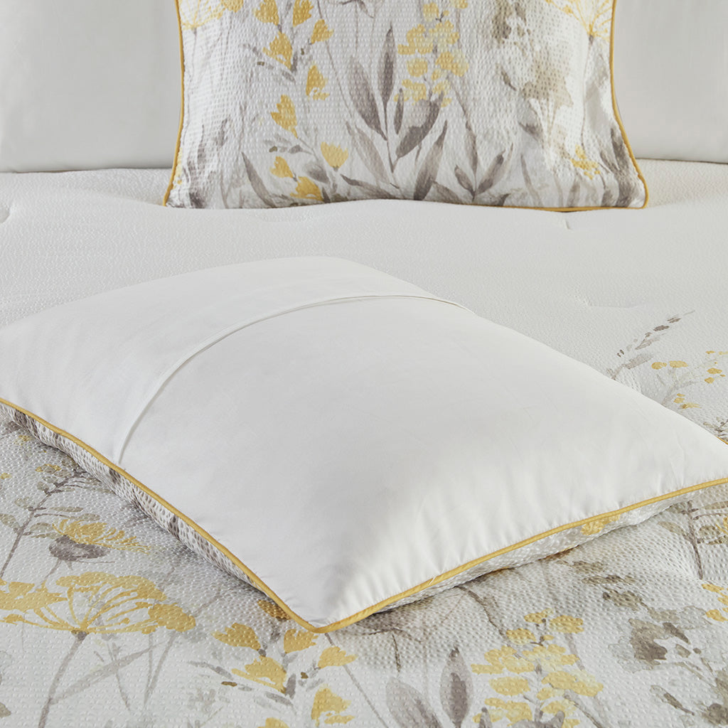 Prairie Yellow 5 Piece Comforter Set Comforter Sets By JLA HOME/Olliix (E & E Co., Ltd)