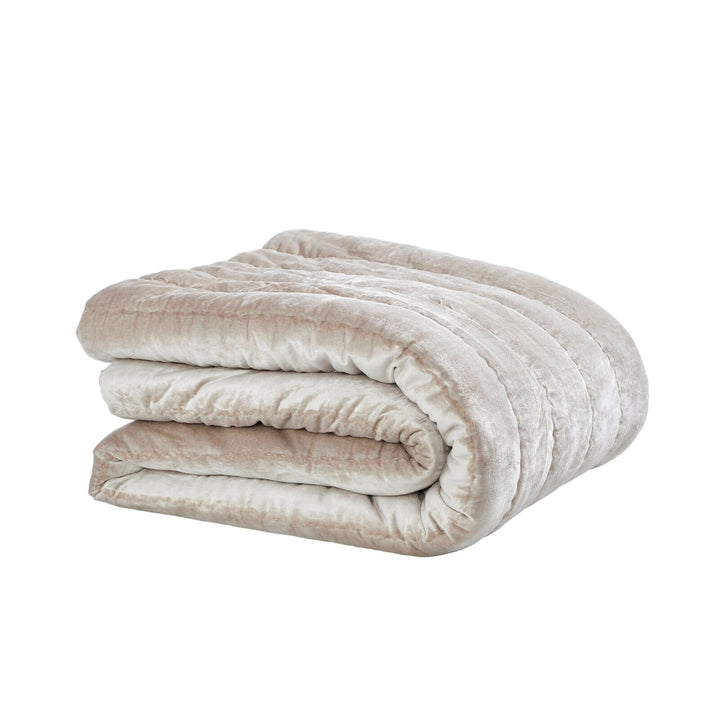 Gatsby Channel Velvet Quilt Quilt Sets By Orchids Lux Home