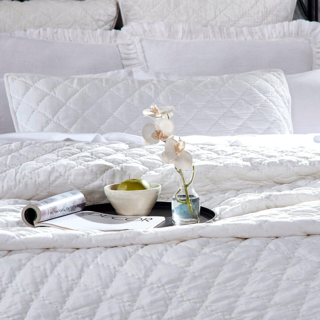 Clermont Diamond Velvet Quilt Quilt Sets By Orchids Lux Home