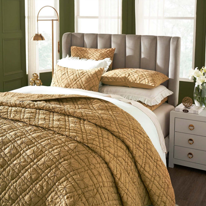 Mirabelle Diamond Hand Quilted Quilt Quilt Sets By Orchids Lux Home